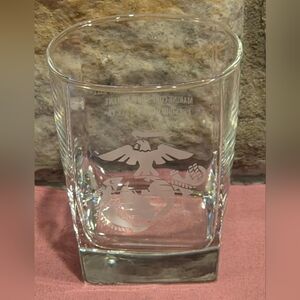 Marine Corp Rocks Old Fashioned Glass 241st Birthday Ball Presido of Monterey CA